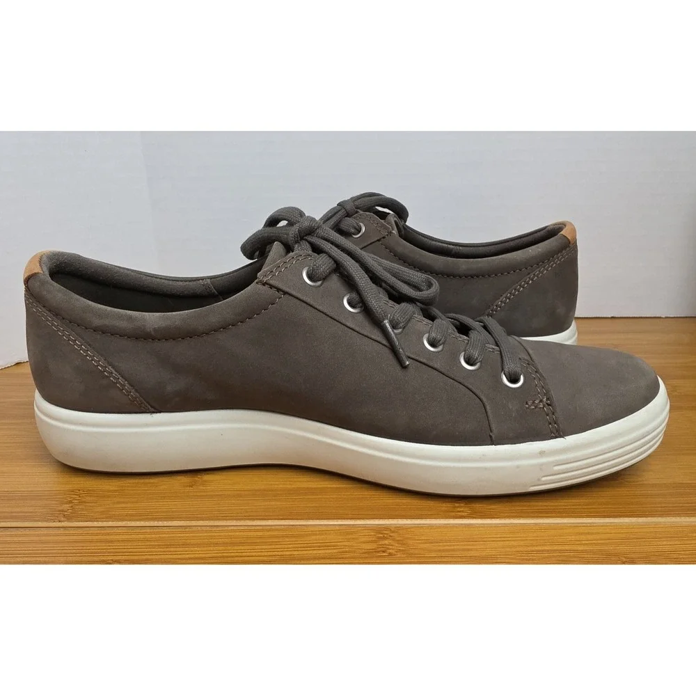 ECCO Men's Soft EU 43 9-9.5 Leather Sneaker